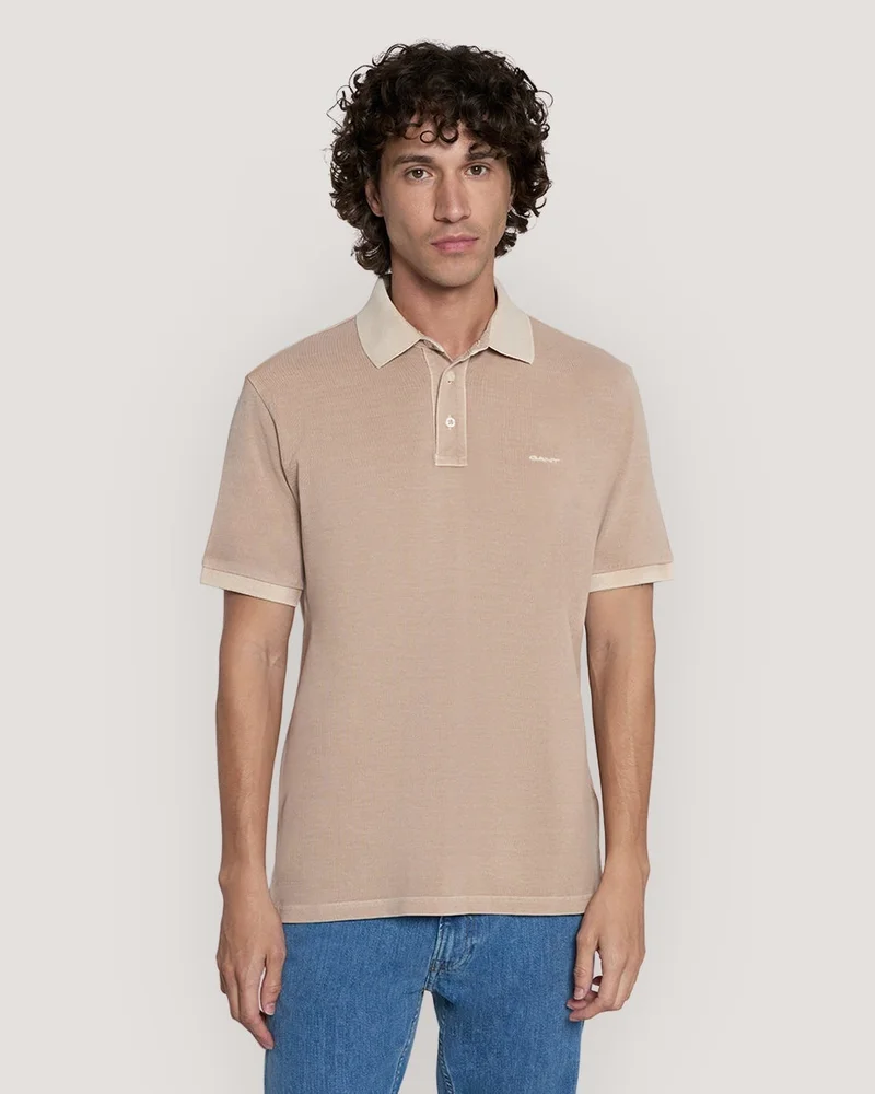 GANT Gant Sunfaded Piqué Polo Shirt